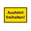 Strobo Ausfahrt freihalten Sign, 20 x 30 cm, Made From