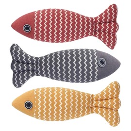 DAVBNM 3pcs Catnip Toy, Cat Chew Toy, Bite Resistant Catnip Toys, Plush Cartoon Kitten Teething Interactive Toy