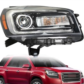 labwork Headlight Assembly Replacement for Acadia 2013-2016 Headlamp Halogen Passenger Side GM2503376, 23358995
