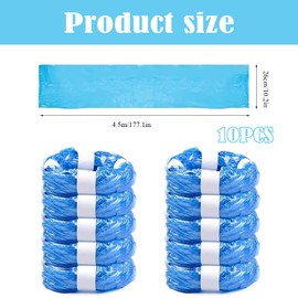 Pack of 6 Refill Foil Rings Refill Bag Compatible Refill Cash for Litter Genie XL & Litter Locker & LitterLocker II Nappy Bin and for Littycat Refill Cassette (10)