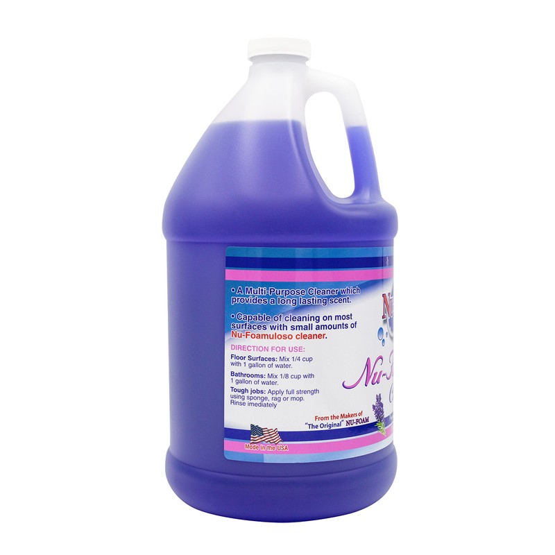Glissen Nu-Foam 300187 Nu-Foamuloso Lavender Bathroom/Floor/Multi-Purpose Cleaner, 1-Gallon