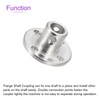 DMiotech 4pcs 6.35mm Flange Coupling Connector Rigid Guide Shaft Support