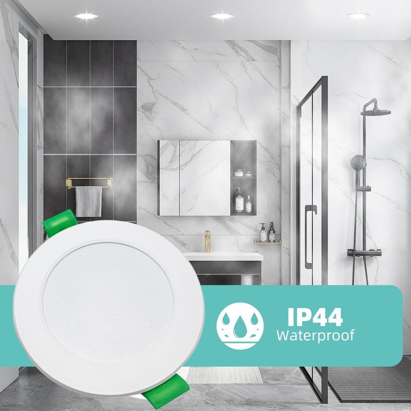 Led Recessed Light - Ultra-Thin Led Recessed Ceiling Light,Dimmable Spotlight