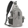 G4Free Canvas Sling Bag Crossbody Backpack with USB Charging Port
