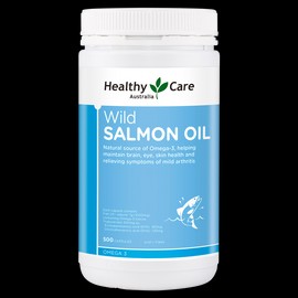 Healthy Care Wild Salmon Oil 1000mg 500 Capsules