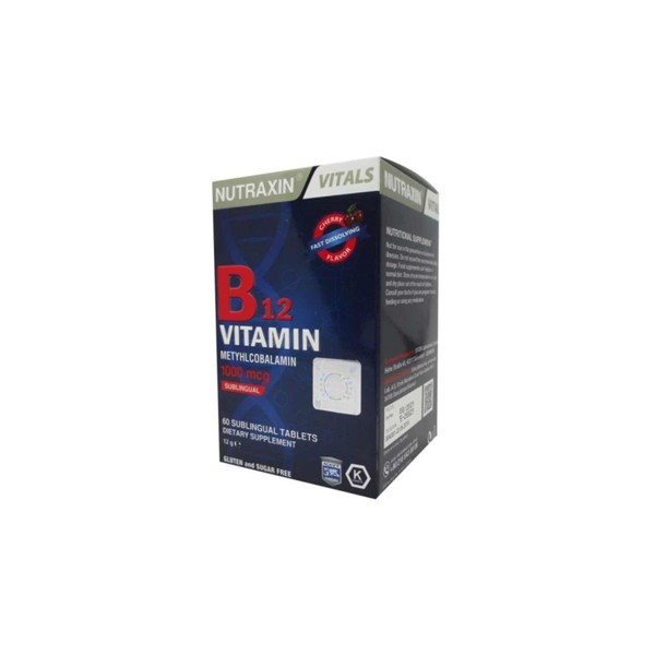 Nutraxin B12 Vitamin 1000 mcg 60 Tablet Takviye Edici Gıda