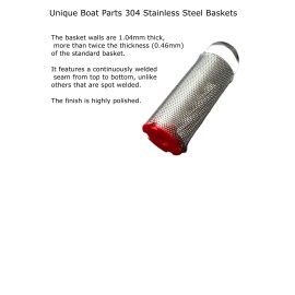 Unique Boat Parts Stainless Sea  Strainer Basket by Unique Boat Parts Fits Groco-ARG-750 BS-2