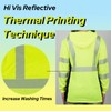 Safety Reflective Shirts for Women ANSI Class 2 Hi Vis