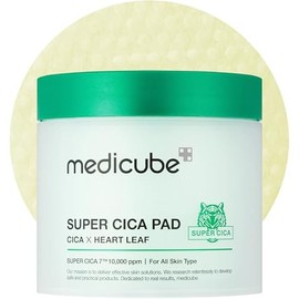 medicube Super CICA Pad - CICA x Heart Leaf - Vegan Certified - 70 Pads/Pack