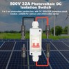 Jadeshay Photovoltaic DC Isolator Switch, 500 V 32 A Circuit