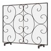 Kingson Single Panel Decorative Flat Fireplace Screen Cover Handcrafted Durable