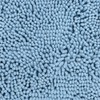 PANA Fluffy Toilet Mat with Cut-Out Chenille Bath Mat in