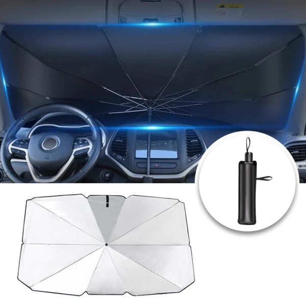 Unbranded Foldable car Sunshade Sun Shade Front Window Windshield Cover