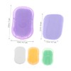 WHAMVOX 4 Pack Pp Travel Soap Sheets Hand Wash Soap