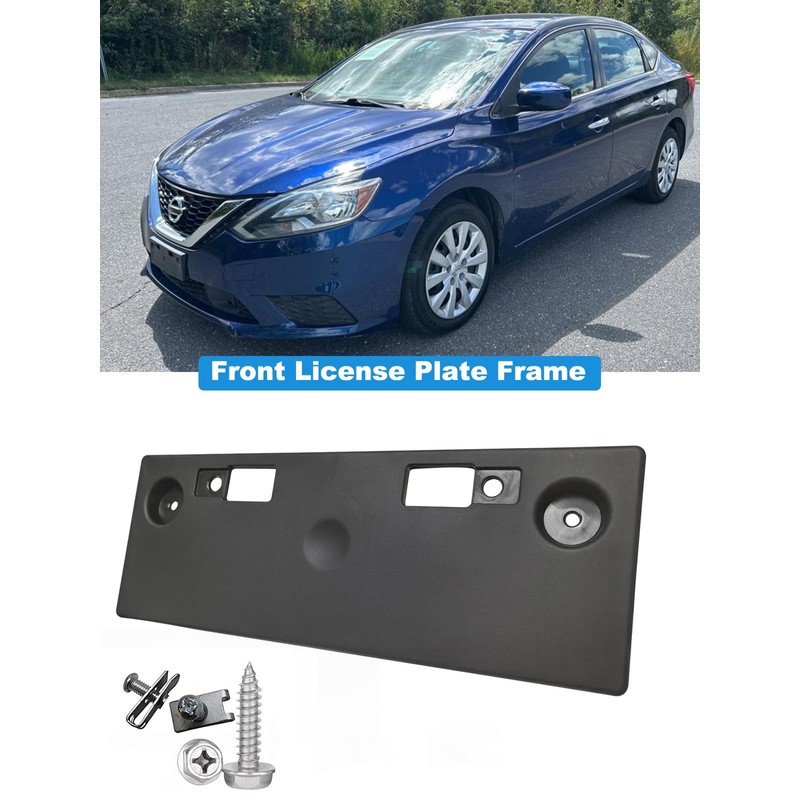 FASTCHE Front License Plate Frame Compatible with 2016 2017 2018