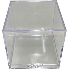 Mineral Case L Clear Type 2.7 x 3.0 x 2.7 inches (6.8 x 7.6 x 6.8 cm) (*Including Projections) Specimen Case Display Case (2 Pieces)