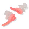 Speedo SE42310 Training Goods Biofuse Earplug, Clear / Orange