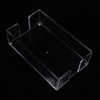 Acrylic Napkin Holder Transparent Uncapped Bathroom Napkin Holder for 23x14x6cm