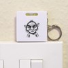 Azeeda 'Mischievous Troll' Keyring Tape Measure/Spirit Level Tool (KM00038402)