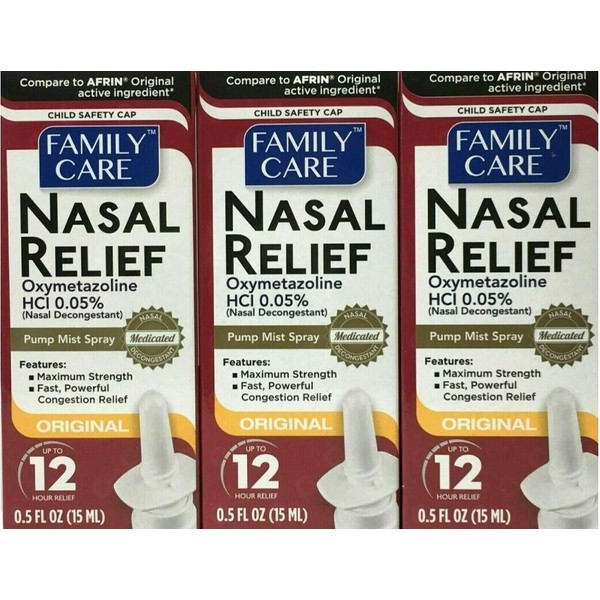 Family Care (3 Pack) Family Care Nasal Relief Anti Drip