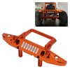 Aluminum Alloy Front Bumper RC Car Upgrade Accessory with LED