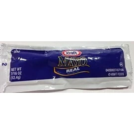 Kraft Real Mayonnaise Packets, 7/16 oz, 25 ct