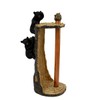 Treasure Gurus Rustic Black Bears Paper Towel Roll Holder Kitchen