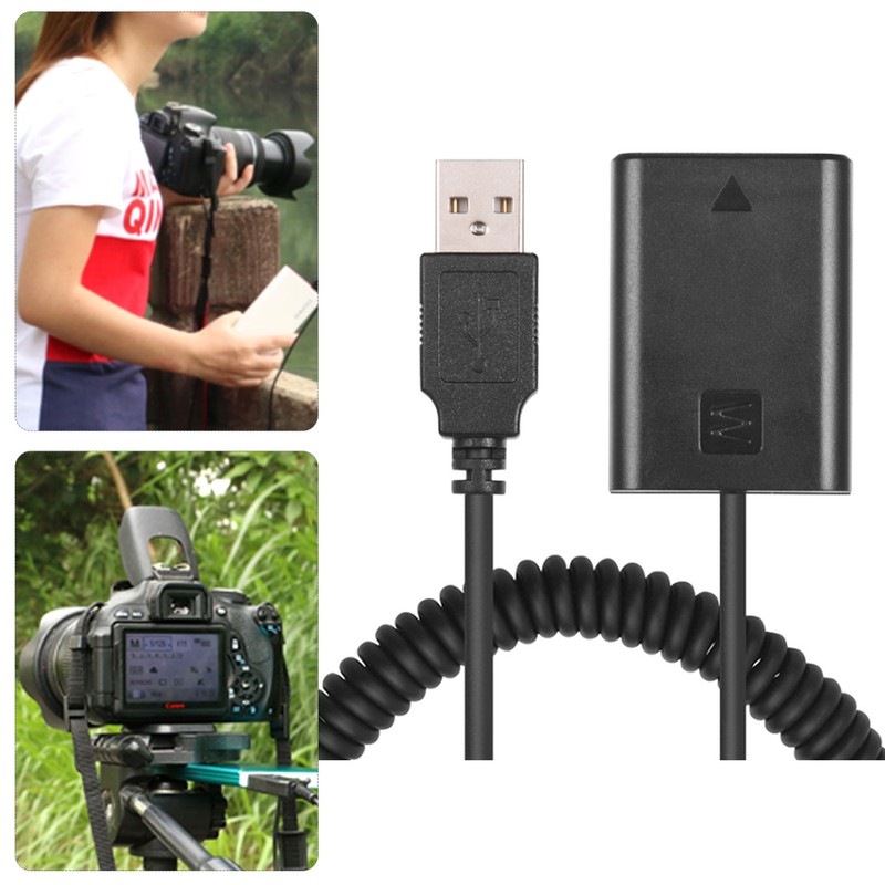 USB to FW50 Full Decoder Dummy Battery Fit for Sony