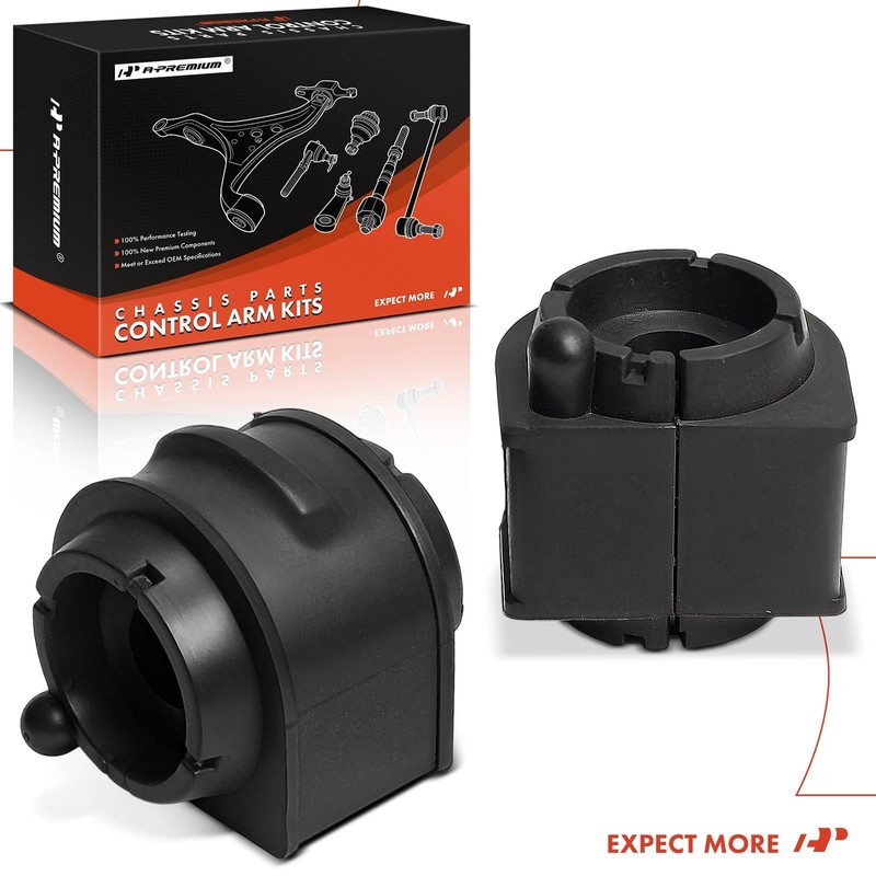 A-Premium 2 x Rear To Frame Sway Bar Bushing Kit,