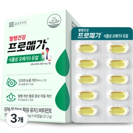 Chong Kun Dang Health Promega Vegetable Omega-3 Dual 60 tablets (3) 60 tablets (3) / 프로메가 식물성 오메가3 듀얼 60정 3개 60정  3개