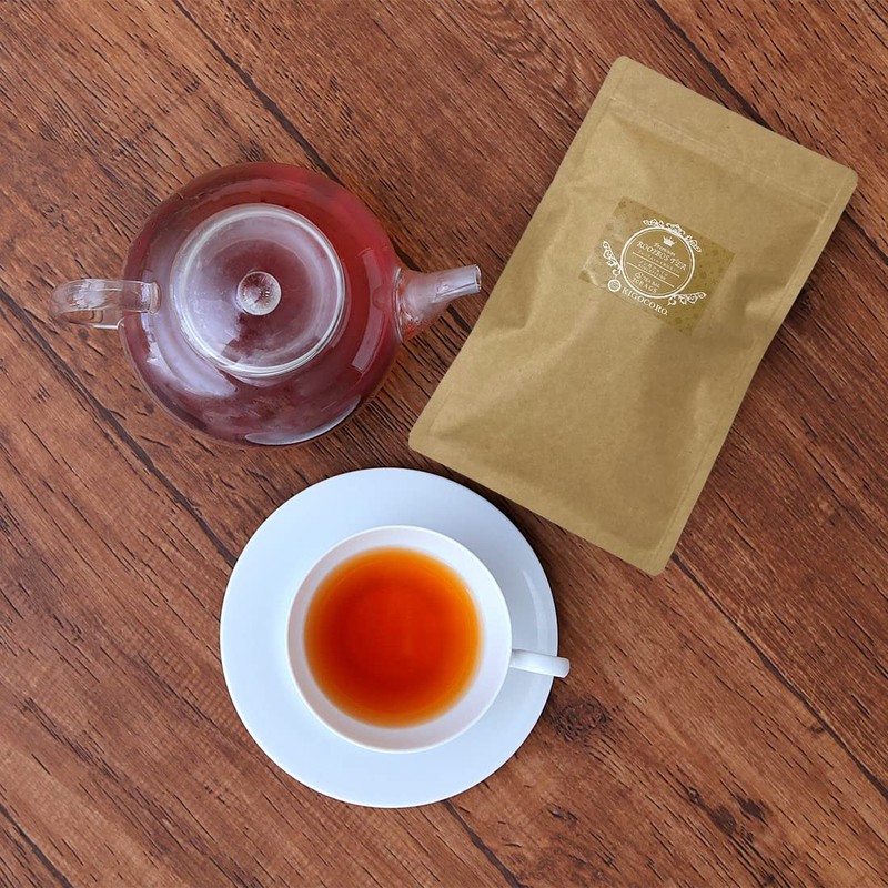 Kigokoro Premium Rooibos Tea Non-Caffeinated Tea Bags, 0.1 oz (2.5