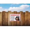 AdriLeo Sign "Vorsicht Rottweiler" 5 Seconds (15 x 20 cm)