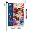 Independence Day Garden Flag | Patriotic Welcome Flag,Patriotic Eagle Flags