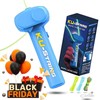 Glow String Shooter Toy with Dual Built-in UV Blacklights, Three