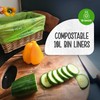 Eco Green Living 10 Litre Compostable Bin Liners, Plastic Free