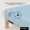 schlafgut Terry Towelling Fitted Sheet up to 100 x 200