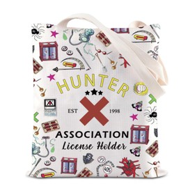 Anime Fan Gift Hunter Association Inspire Tote Bag Manga Handbag Fighter Japanese Anime Fan Shopping Bag (X Association CA)