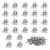 Luomorgo 24 Pack Double Roller Catch Cabinet Latches with Spear