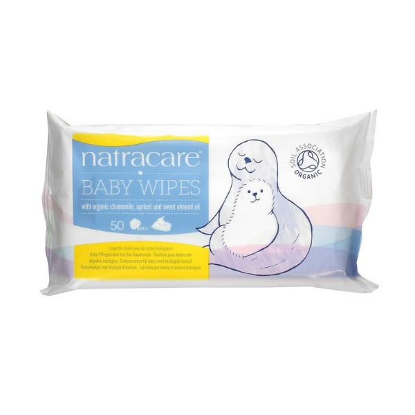 Natracare Organic Baby Wipes 50 pcs