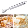 2Pcs Coconut Grater Stainless Steel Coconut Scraper Coconut Grater Fish