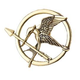 Peace River Designs d The Hunger Games Movie Mockingay Prop Rep Pin/Brooch (Gold)