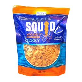 Sea Temple Dried Shredded Squid Jerky Mild Spicy 320g