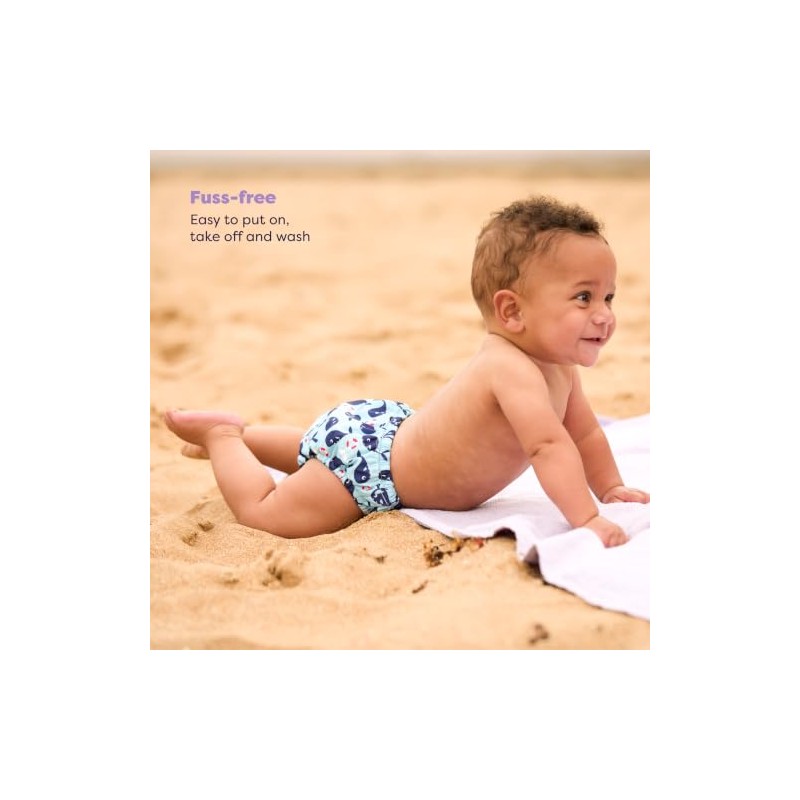 Bambino Mio Reusable Swim Nappy Pant, (9-12 kg) Age 1-2