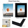 JCJMY 3x4 Picture Frame Black for Tabletop or Wall, 3