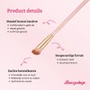 Boozyshop Soft Pink & Gold Small Angled Contour Brush