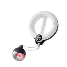 Portable arm Exerciser, Women's Adjustable arm Trainer with Counter and LED Lights, Non-Slip Handle arm Trainer, Silent Portable Fitness Equipment for Home Fitness use