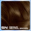 Clairol Nice'n Easy Permanent Hair Dye, 5N Medium Neutral Brown