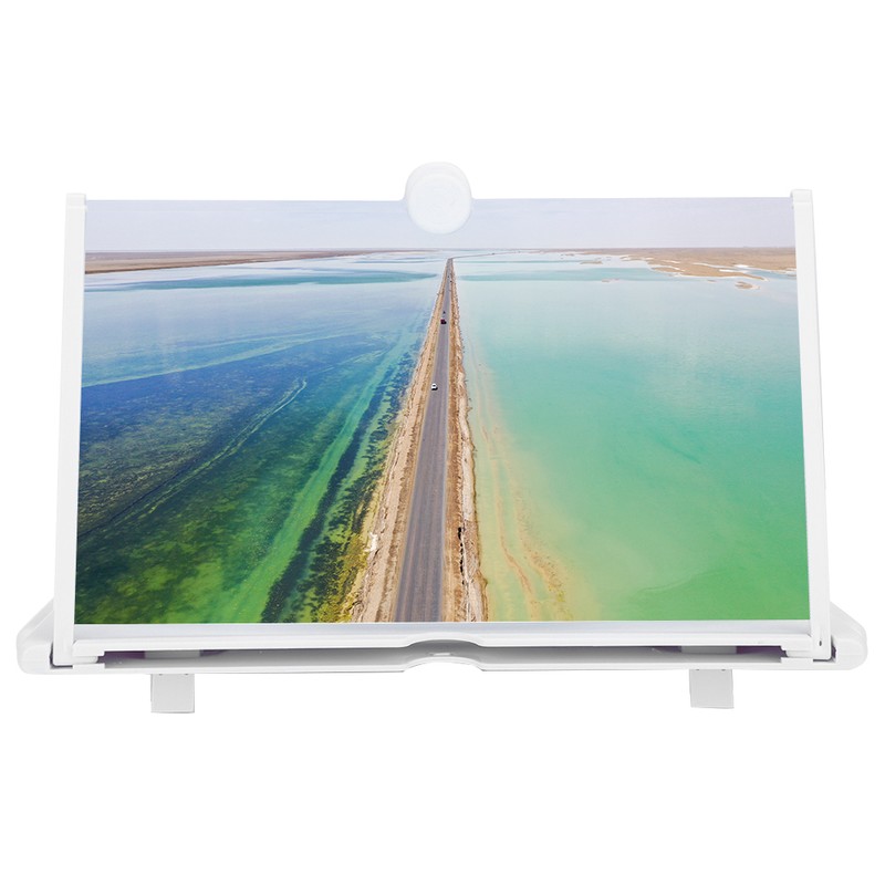 Universal 12in Phone Screen Magnifier Folding Display Magnifying Amplifier 3D