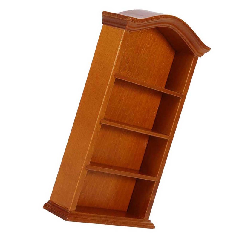 1:12 Dollhouse Miniature Furniture Wood Bookcase Bookshelf Cabinet Home Decor