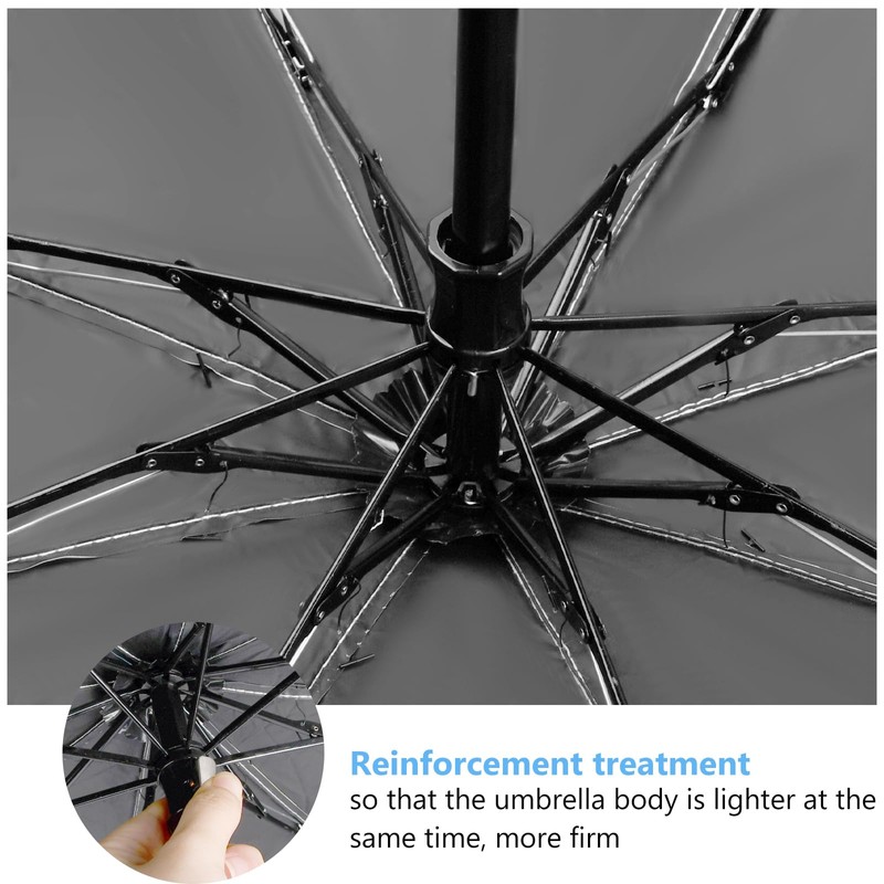 Pocket Umbrellas with 8 Ribs, Mini Umbrella with a Capsule